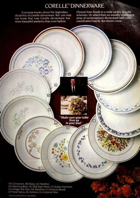 Unglazed, naturally earthy exterior. . Corelle dish patterns by year